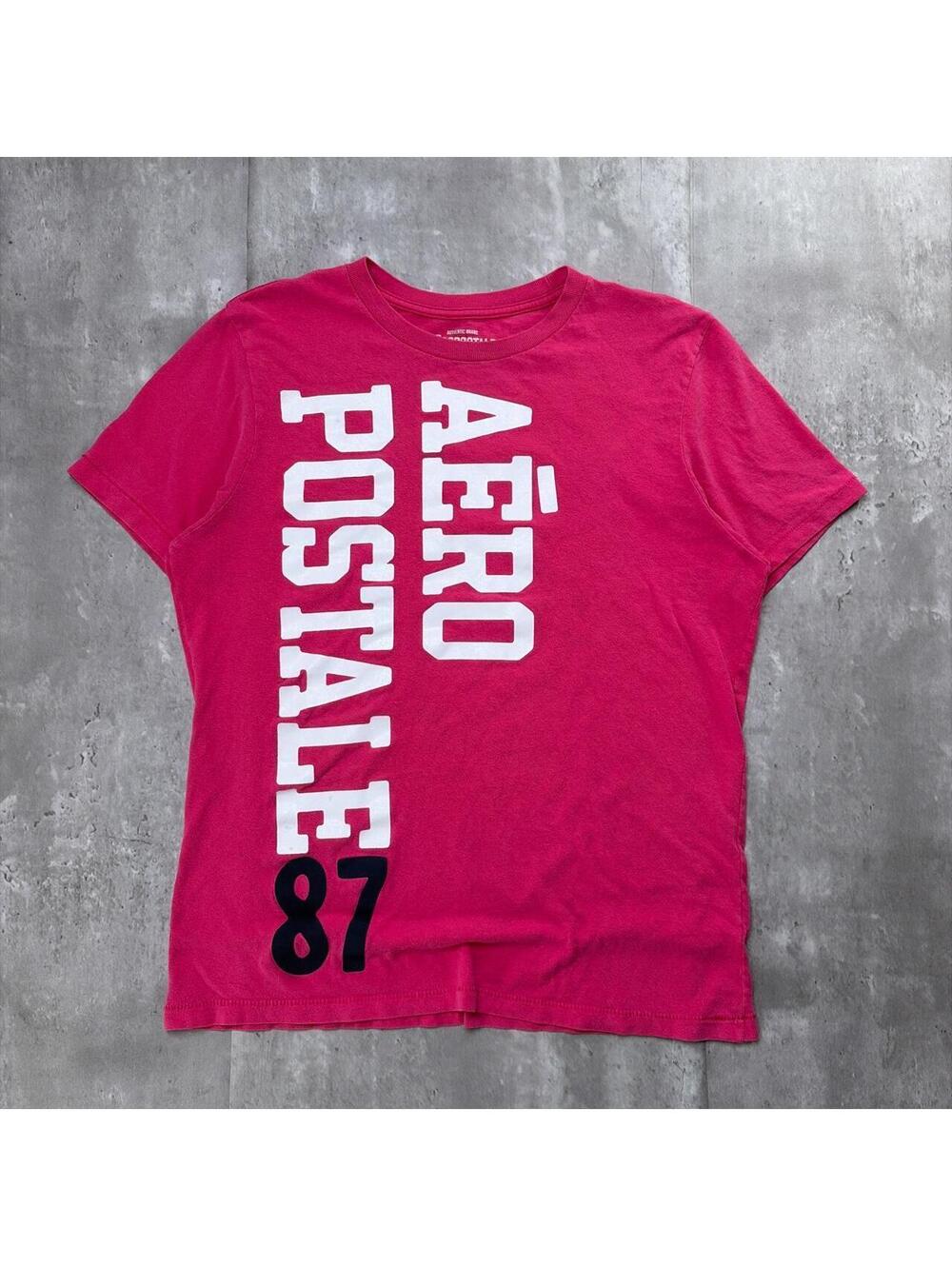 Y2K Pink Aeropostale Surf Grunge Skater T-Shirt